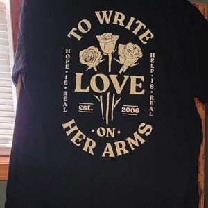 TO WRITE LOVE ON HER ARMS TWLOHA
